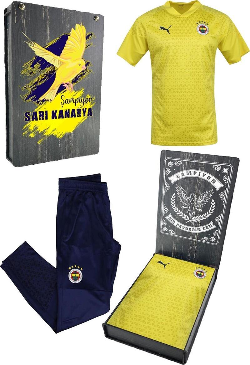 Orijinal A Takım Futbolcu T-Shirt  + Eşofman Altı Set Ahşap Kutulu