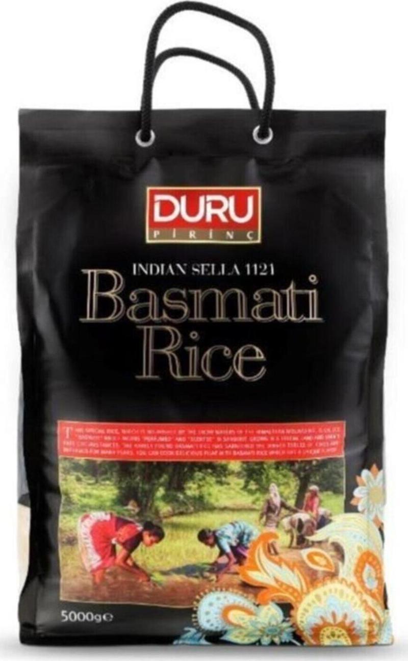 DURU BASMATİ PİRİNÇ SİYAH AMBALAJ 5 KG 1 ADET 