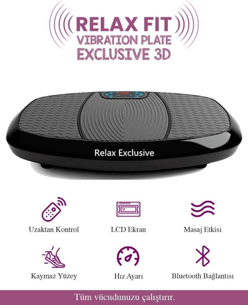 Exclusive 3D Vibration Plate Titreşimli Spor Egzersiz Aleti