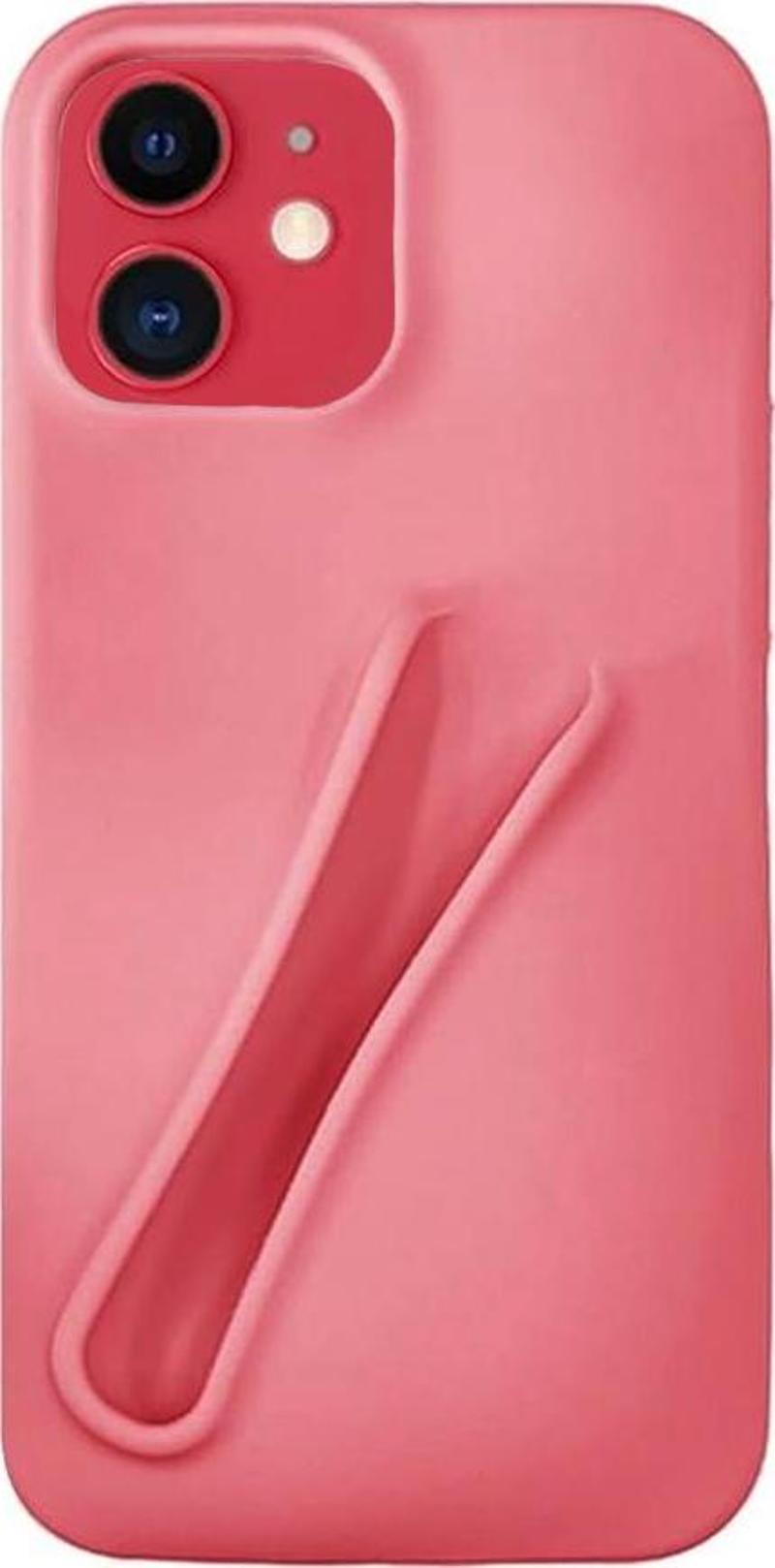 iPhone 11 Kılıf Lips Seri Silikon Kapak Lip Gloss Uyumlu