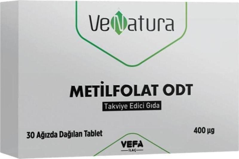 Metilfolat Odt Takviye Edici Gıda 30 Tablet
