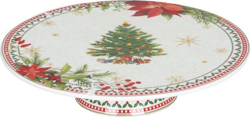 Merrılyn New Bone China Porselen Ayaklı Kek Standı