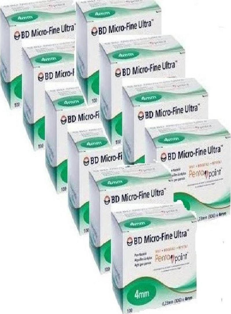 Bd Micro-Fine Plus Kalem Iğnesi 0,23Mm (32G) X 4Mm 100 Adet X10 Kutu