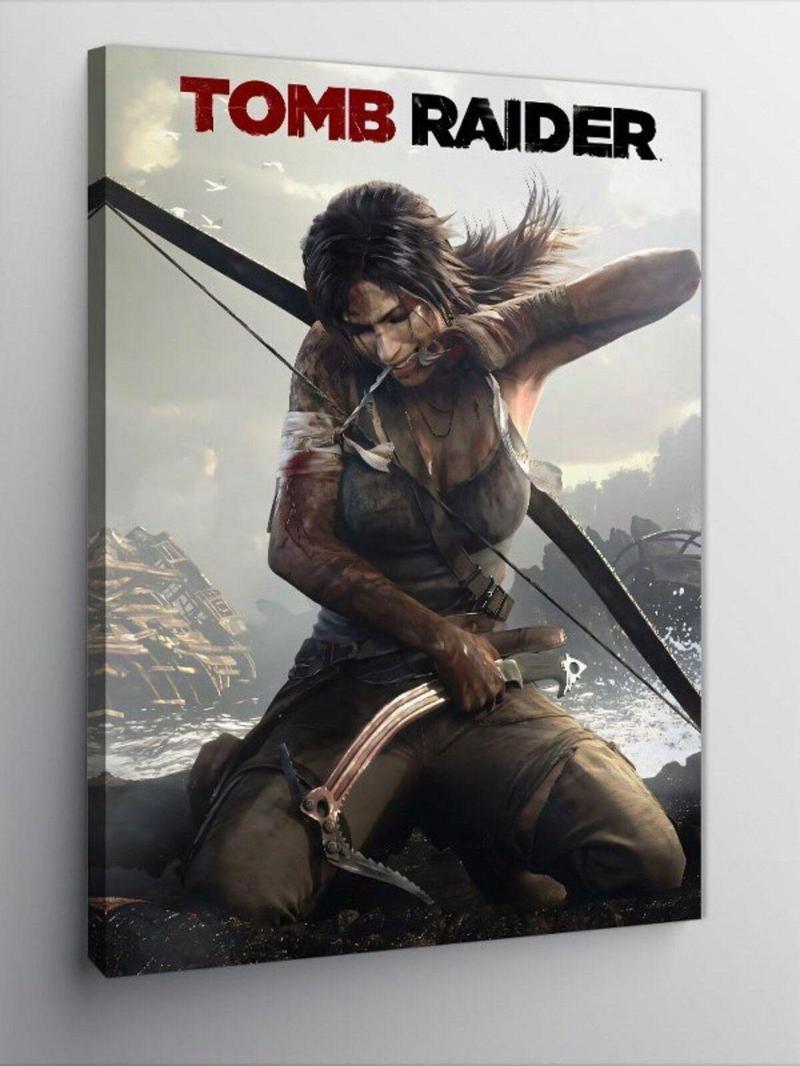 Kanvas Tablo Tomb Raider Afiş