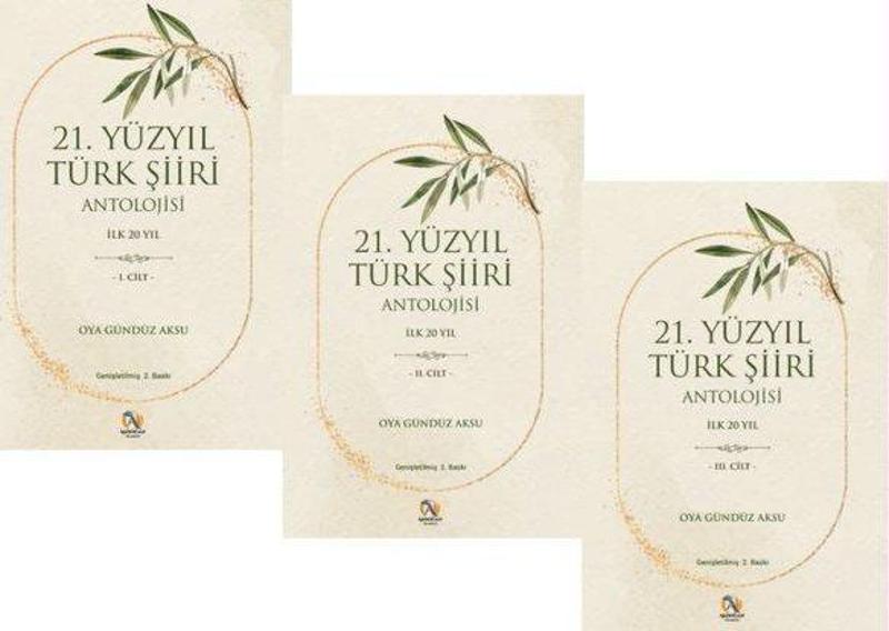 21. Yüzyıl Türk Şiiri Antolojisi Seti - 3 Kitap Takkım