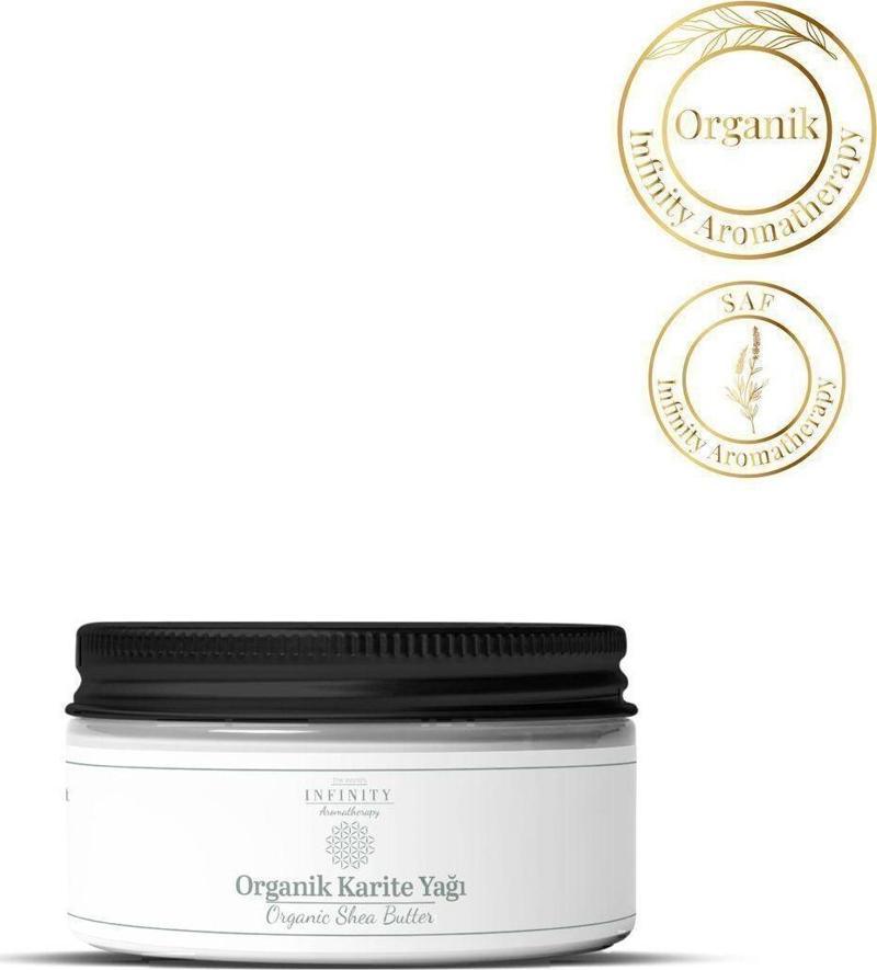 Infınıty Aromatherapy Organik Shea Butter (Organik Karite Yağı) Soğuk Sıkım %100 Saf Ve Doğal Nemlendirici 50 Ml