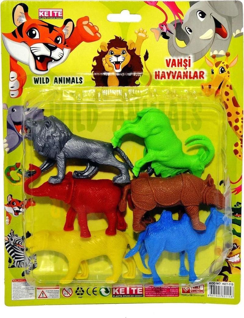 KARTELADA 6 LI HAYVAN SETİ