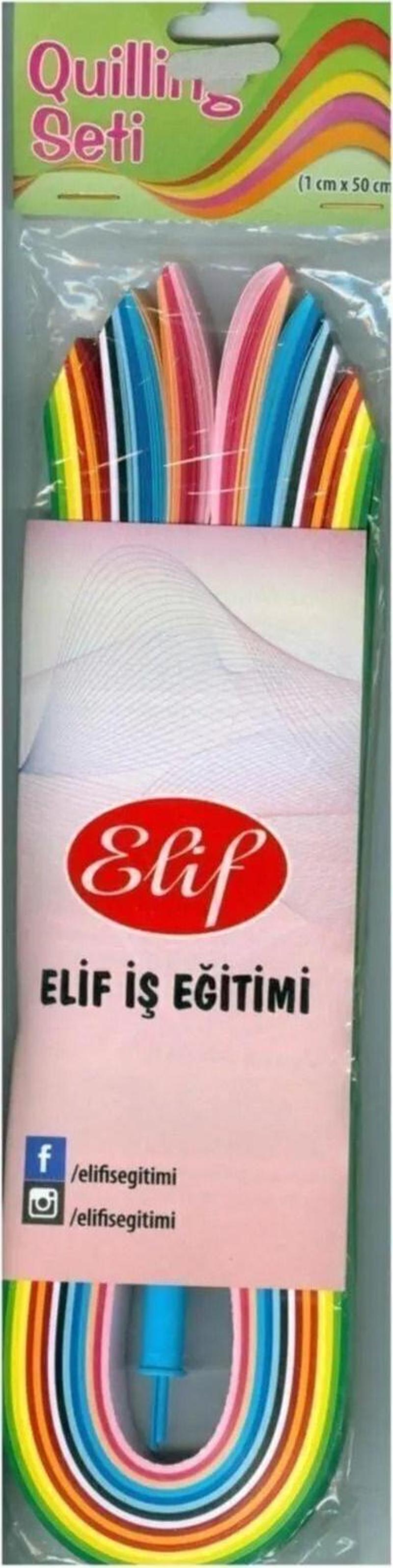 İş Quilling Seti Ince Telkari Kağıt Sanatı 5 mm 50 cm