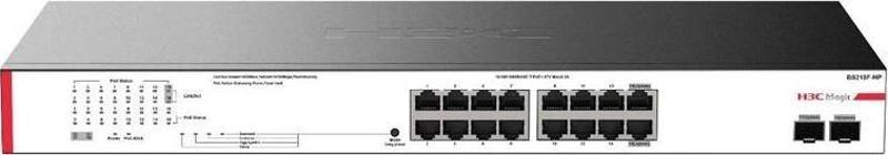 Magıc Bs218f-hp 16 Port Gıgabıt + 2 Port Gıgabıt Sfp Uplınk 225w Poe Rackmount Swıtch