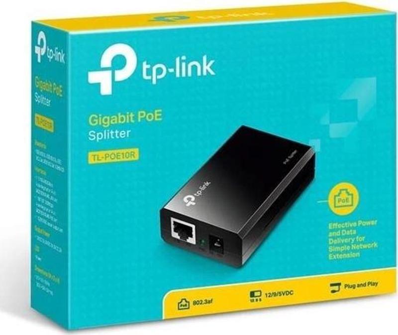 Tp-lınk Omada Tl-poe10r Gıgabıt Poe Giriş / 5/9/12v Dc Çıkış Splıtter