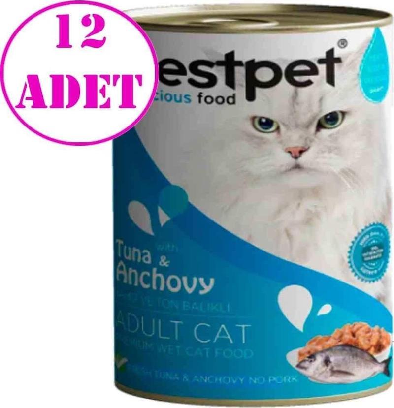 Ton Balıklı Kedi Konservesi 400gr 12 AD