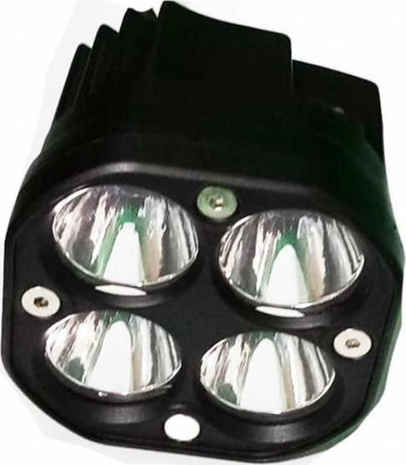 Motosiklet Sis Farı 4 Ledli (1 Adet) Tek Modlu 9-35v 40w 161785