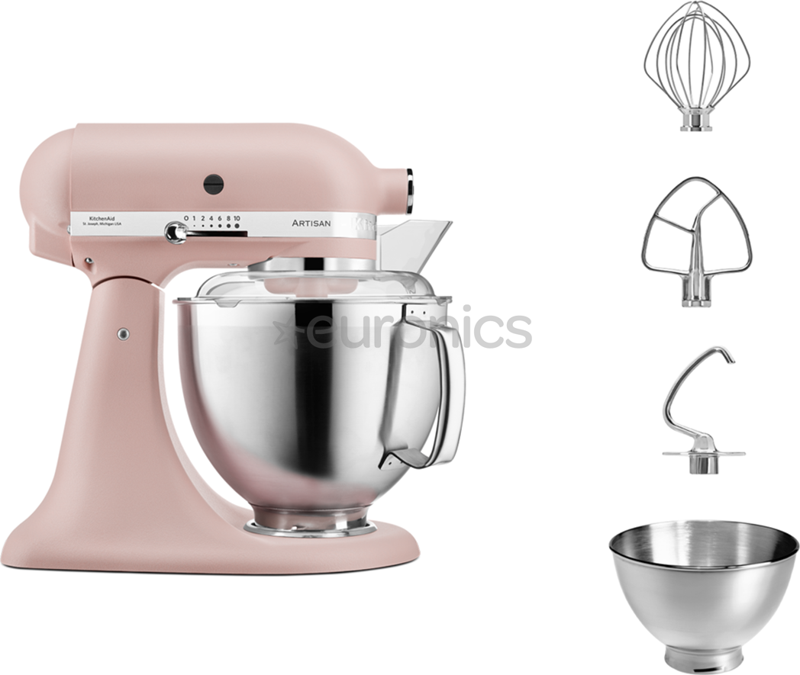 Artisan 4,8 L Stand Mikser 5KSM185PS Feather Pink-EFT