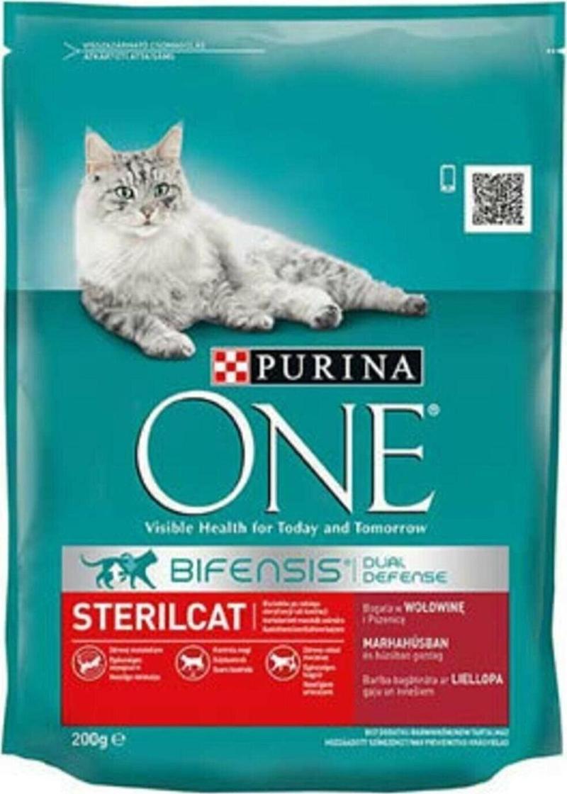 Sterilcat Sığır Etli Kısırlaştırılmış Yetişkin Kedi Maması 800 Gr