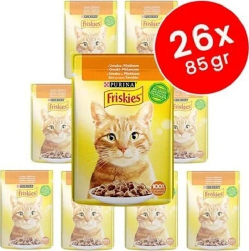 Friskies 104'Lü Tavuklu Yaş Kedi Maması