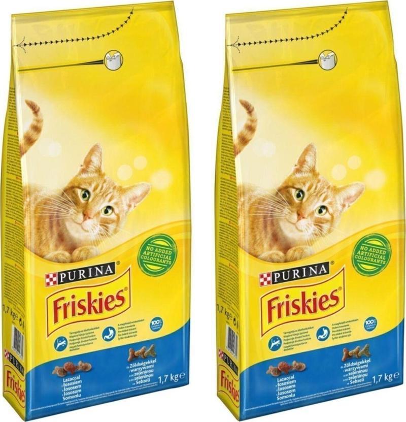 Kedi Maması Somonlu Ve Sebzeli 1.7Kg X 2 Adet