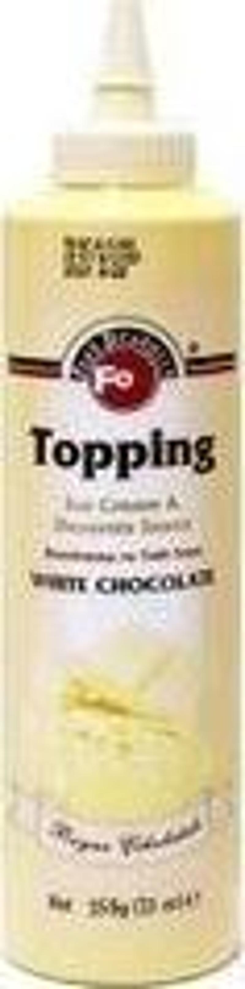 Topping Sos 350gr Beyaz Çikolatalı