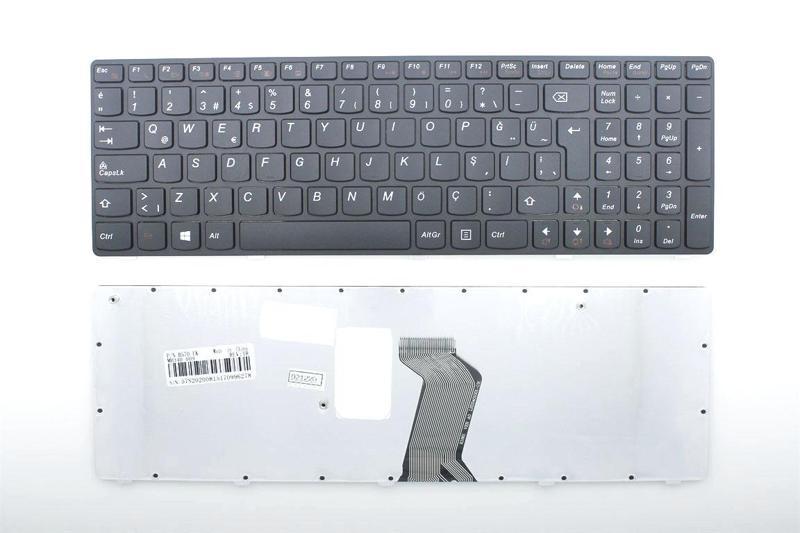 UzmPower Uzmpower Lenovo Ideapad V570P V575 Laptop Klavye Siyah K-L11