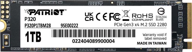 P320 1TB 3000/2200MB/s NVMe M.2 SSD Disk (P320P1TBM28)