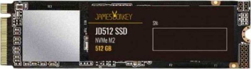 JD512 512GB 3D Nand 3200/3000MB/sn NVMe M.2 PCI-E SSD Disk - 3 Yıl Birebir Değişim Garantisi