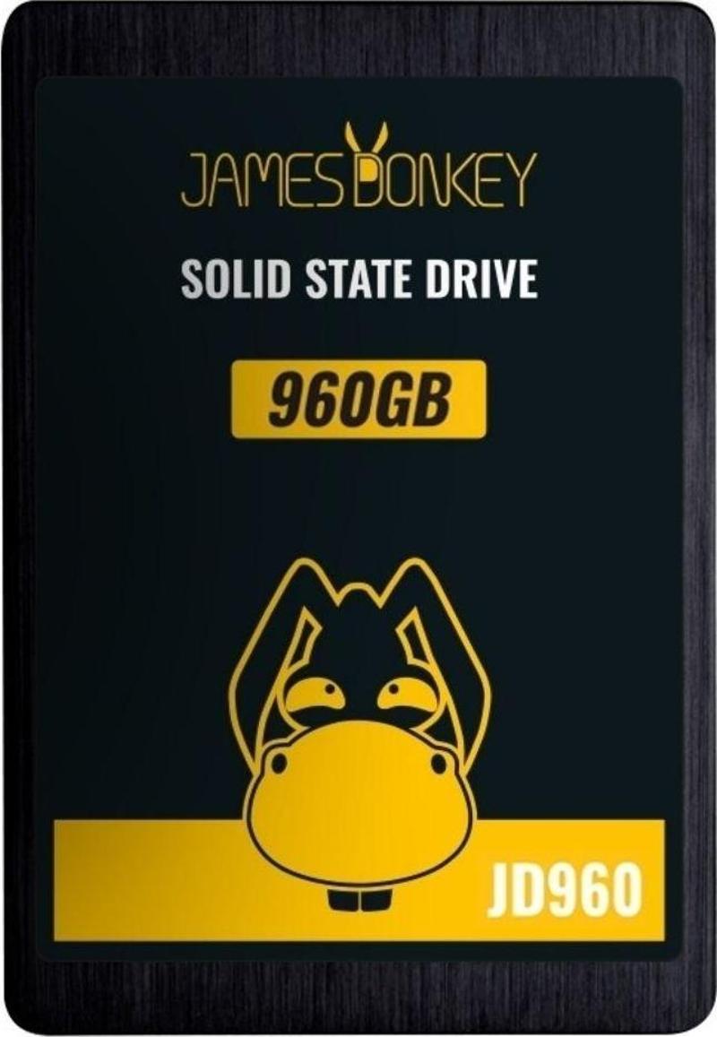 JD960 960GB 2.5" 3D Nand 520MB/500MB/sn SSD Disk - 3 Yıl Birebir Değişim Garantisi