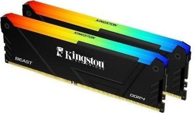 Beast KF432C16BB2AK2/64TR RGB 64GB (2x32) DDR4 3200Mhz CL16 Siyah Gaming RAM (Bellek)