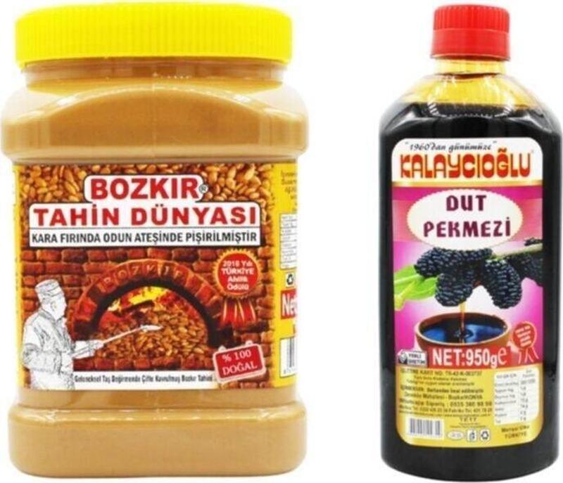 Mp - Btd Kepeksiz Tahin 935 Gr. - Dut Pekmezi 950 Gr.