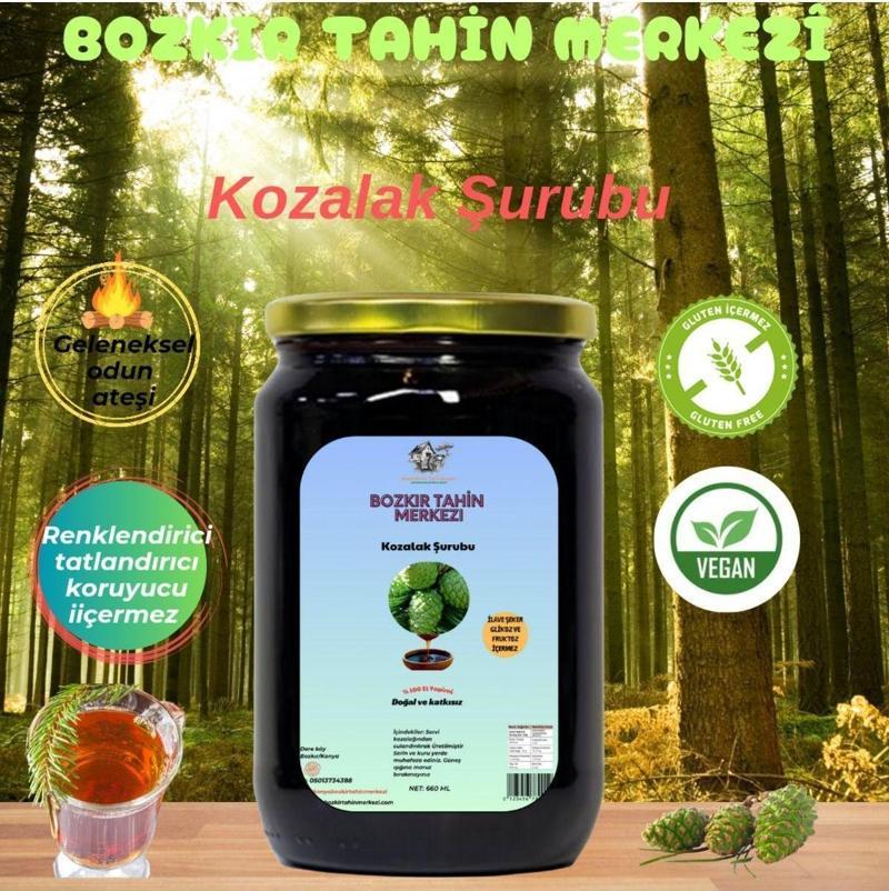 Tahin Merkezi Kozalak Şurubu 650 Ml (Katkısız&Şekersiz)