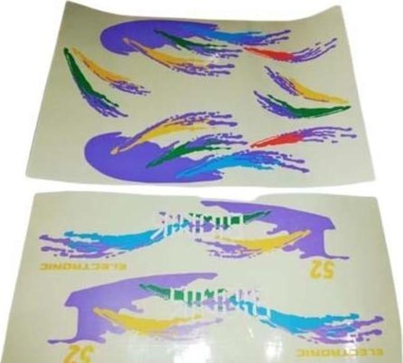 52 Bionik Yazı Takımı Rengarenk