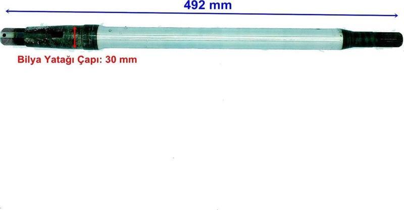 E-Yük-Arabası Yuki Ilgaz Aks 18 Freze 492Xöm