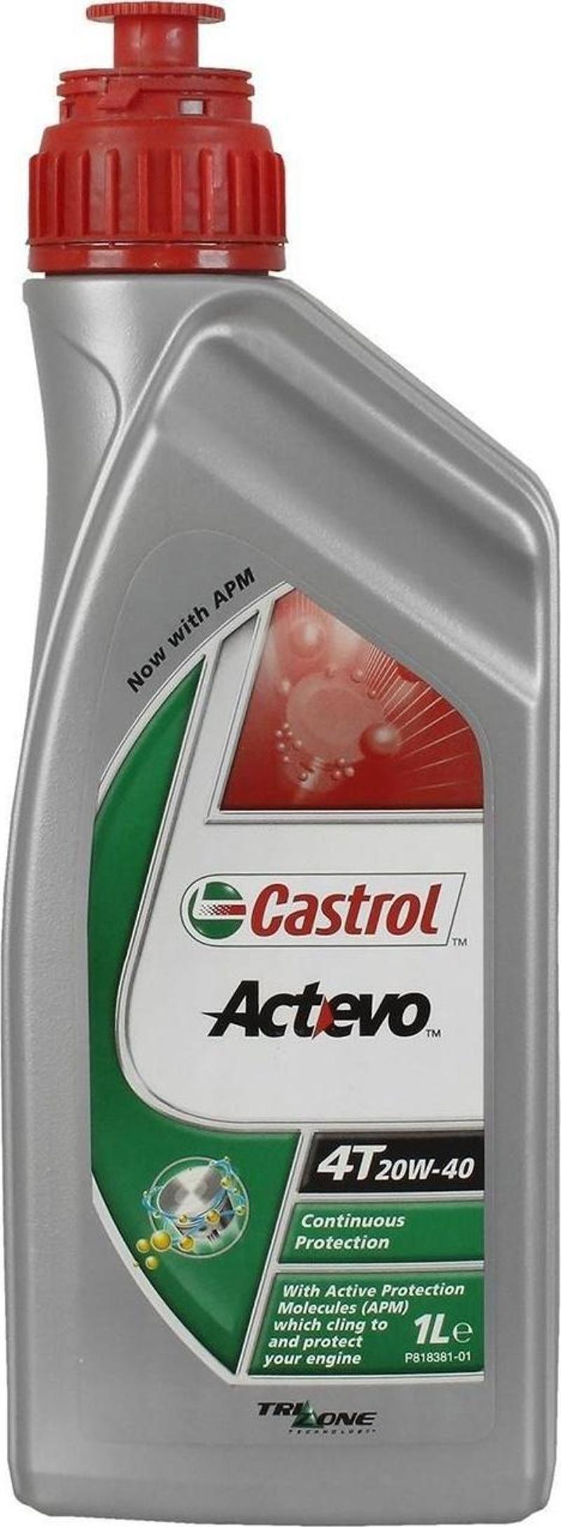Motor Yağı 20/40 (4 T Actevo) Castrol (1 Litre)