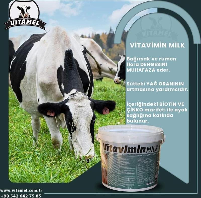 Vitavimin Milk  - Sağmal İnekler İçin Yem Katkı Maddesi