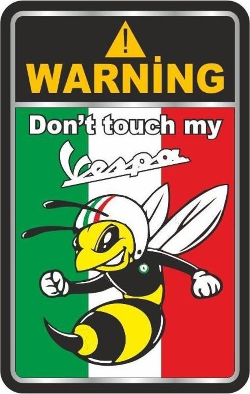 Wespa Warning Logo Damla Stıcker