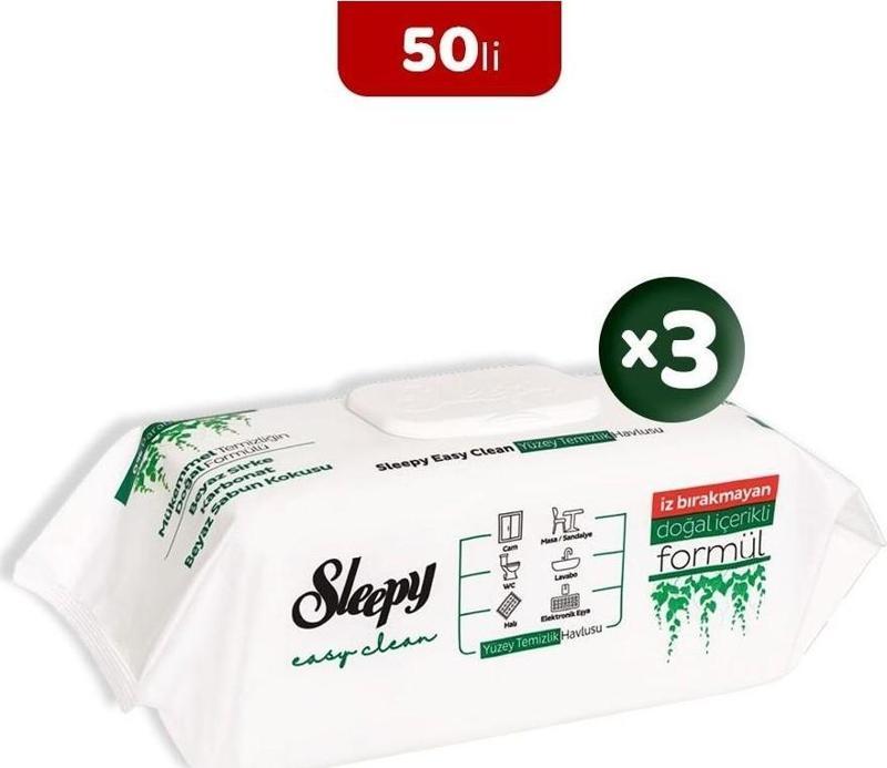 Easy Clean Yüzey Temizlik Havlusu 50'li x 3