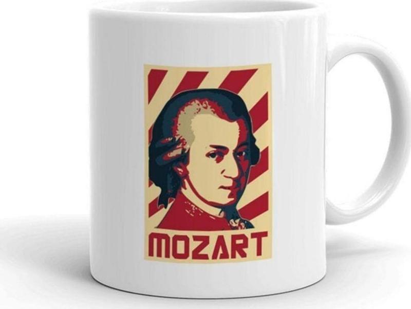 Mozart Beyaz Seramik Kupa