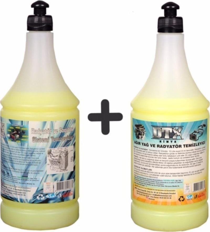 Oto Kalorifer Ve Petek Temizleme İlacı (Solventli̇) 1 Litre & Radyatör Temizleme İlacı 1 Litre