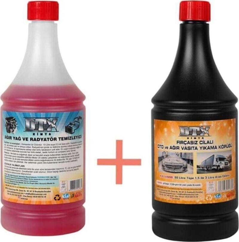 Oto Kalorifer Ve Petek Temizleme İlacı 1 Litre & Oto, Motor Ve Yıkama Sıvısı 1 Lt