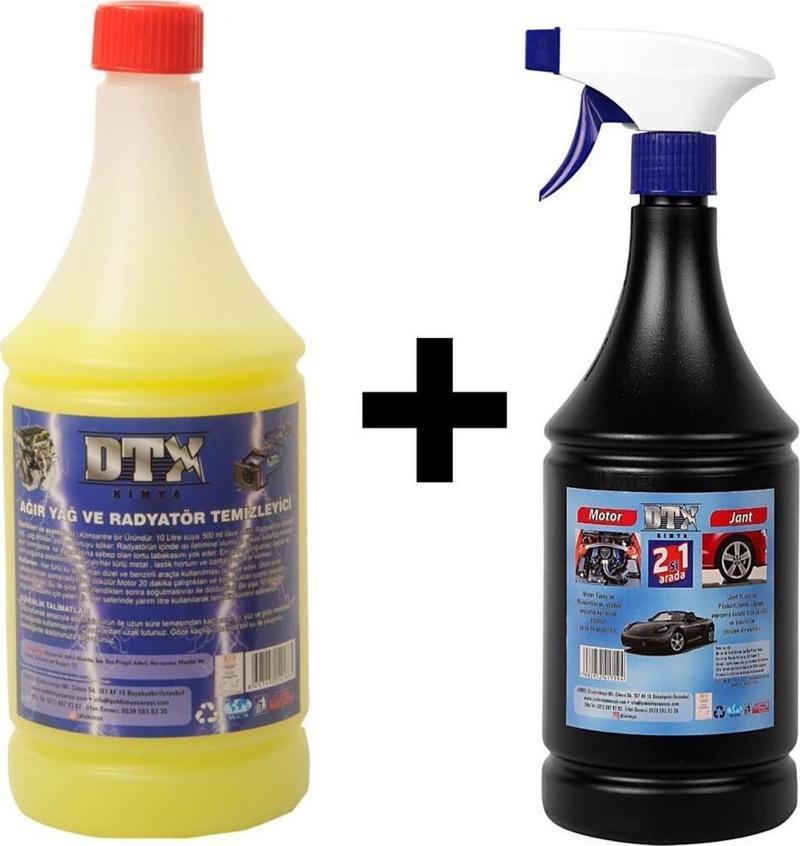 Oto Kalorifer Ve Petek Temizleme Sıvısı 1 Litre Motor Jant İlacı 1 Lt