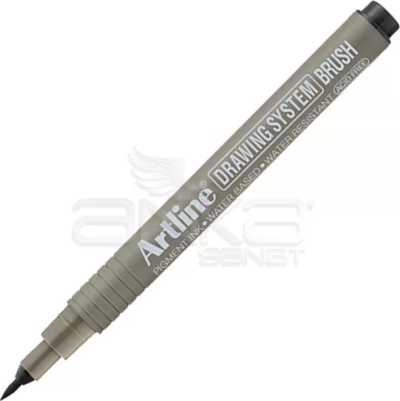 Drawing System Brush Çizim Kalemi Fırça Uç Siyah