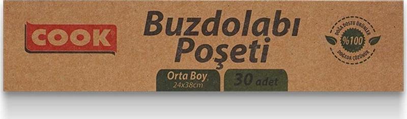 Doğada Çözünür Buzdolabı Poşeti 30'lu * 10 Paket