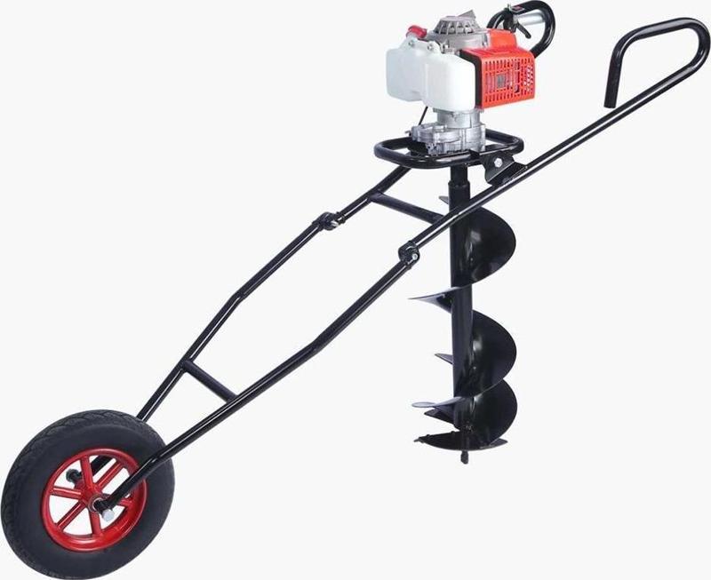 AG65D Arabalı Toprak Burgu Makinesi 30 cm 3.0 hp