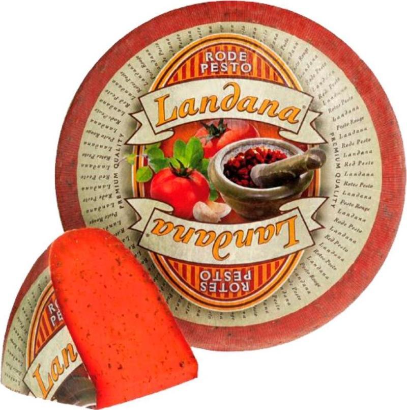 İthal Gouda Peyniri Taze Fesleğenli Kırmızı Gouda 250 g e