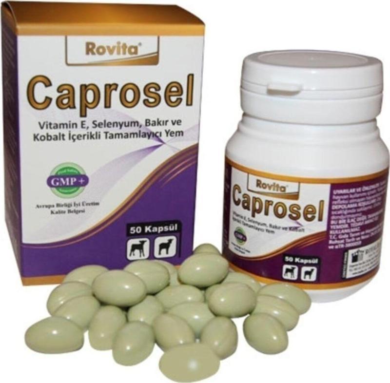 Rovita Caprosel Vitamin 50 Kapsül Koyun Bakır Hapı