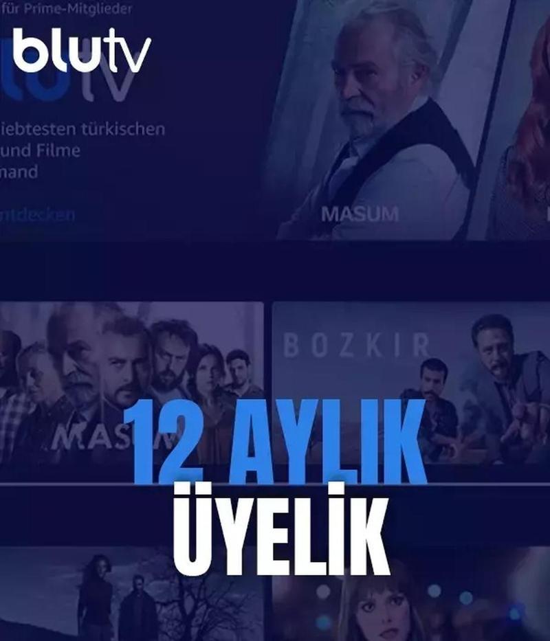 BluTV 12 Aylık Üyelik