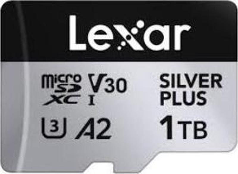 1TB Silver Plus 205mb 4K V30 UHSI Micro SD Hafıza Kartı