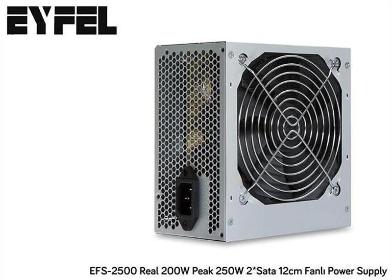 Efs-2500, 250w Peak, 12cm Fan, Atx, Power Supply (psu)