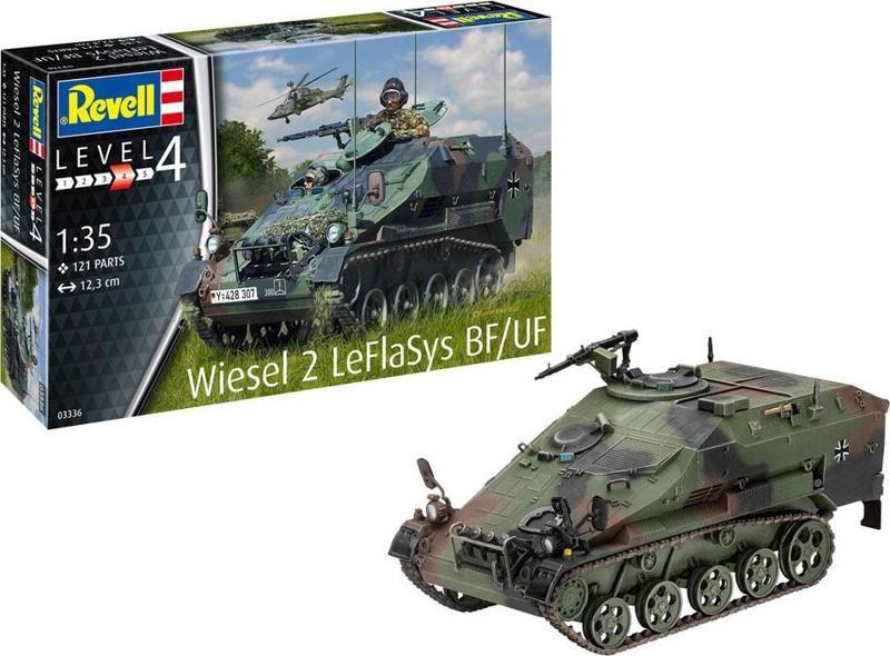 Model Kit Askeri Araçlar Wiesel 2 LeFlaSys BF UF 03336