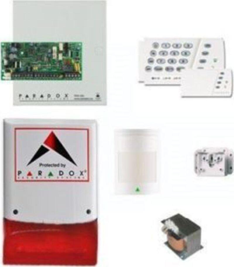 Sp-4000 Kablolu Hırsız Alarm Seti (Panel + Keypad + Siren + Trafo + 1 Adet Pır Dedektörü)