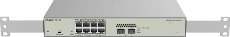 Ruijie Reyee RG-NBS3100-8GT2SFP-P-V2 8 Portlu 10/100/1000 Gigabit + 2 Sfp 8 Port Poe L2 Yönetilebilir Switch