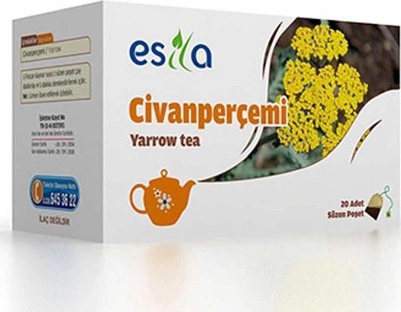Civanperçemi Bitki Çayı Süzen Poşet 20'li